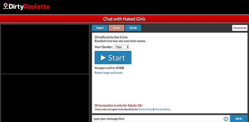 gay chat roulette banning nudity