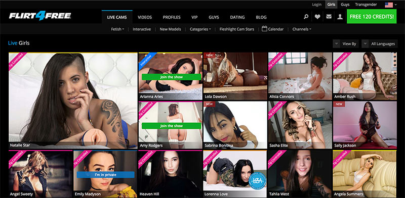 flirt4free models