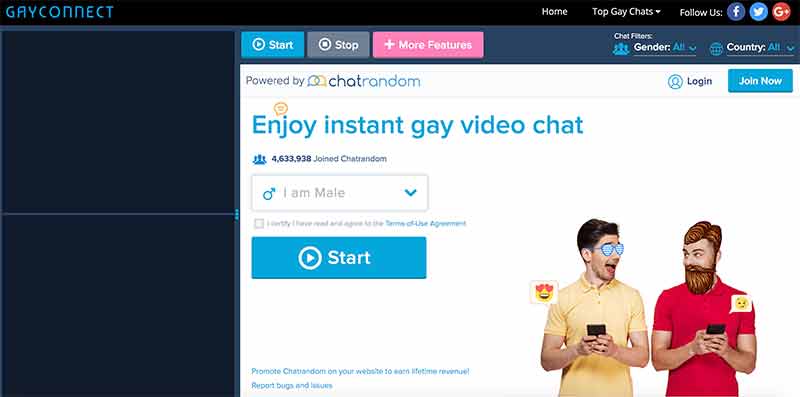 gay chat roulette nudity ban charge